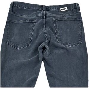 S.M.N Denim The Hunter Standard Slim Jeans Men 31x34 Gray Black Stretch SMN USA